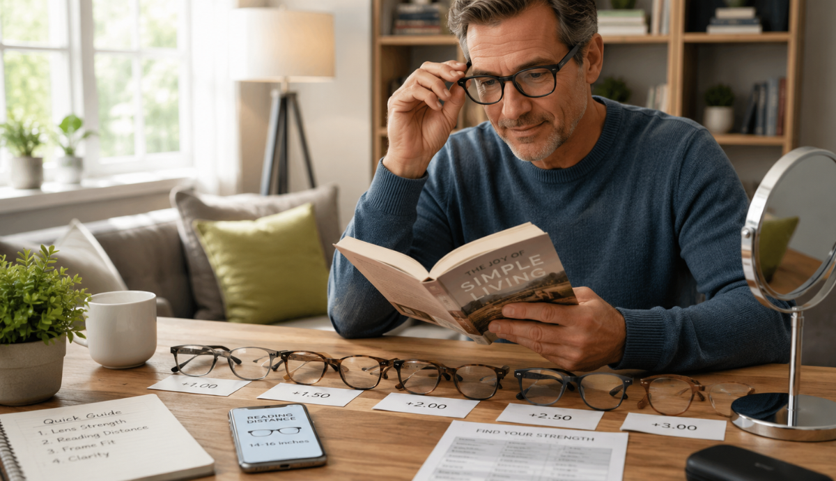 How to Choose Reading Glasses Without an Eye Exam