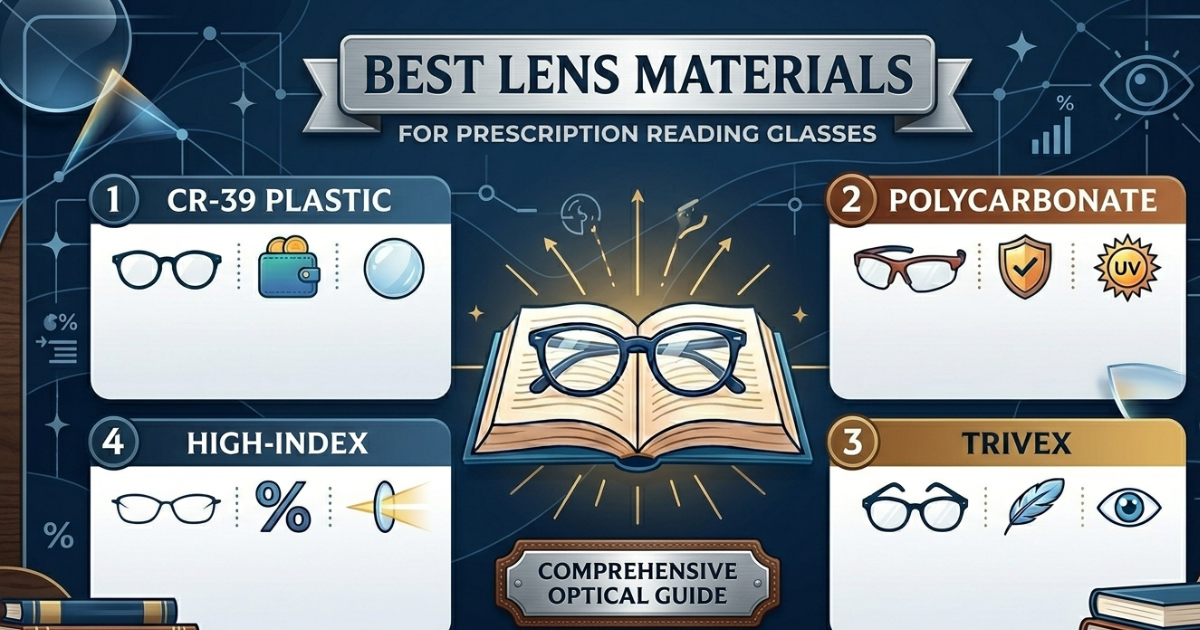 Best Lens Materials for Prescription Reading Glasses