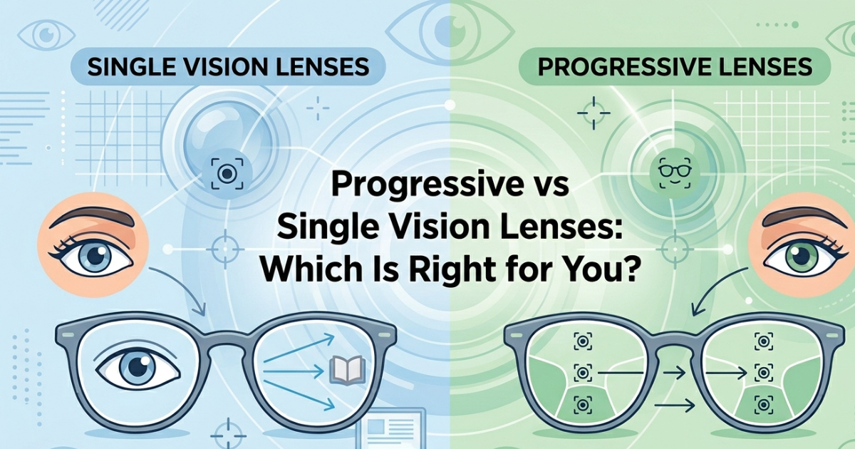 Progressive vs Single Vision Lenses: Which Is Right for You?