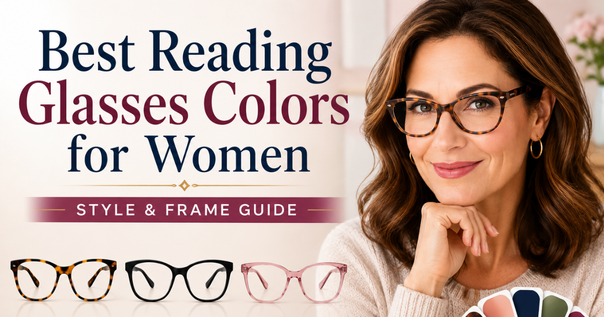 Best Reading Glasses Colors for Women: How to Choose Frames That Complement Your Style