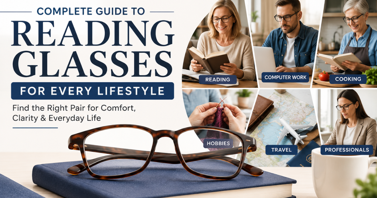 The Complete Guide to Reading Glasses: How to Choose the Right Pair for Every Lifestyle