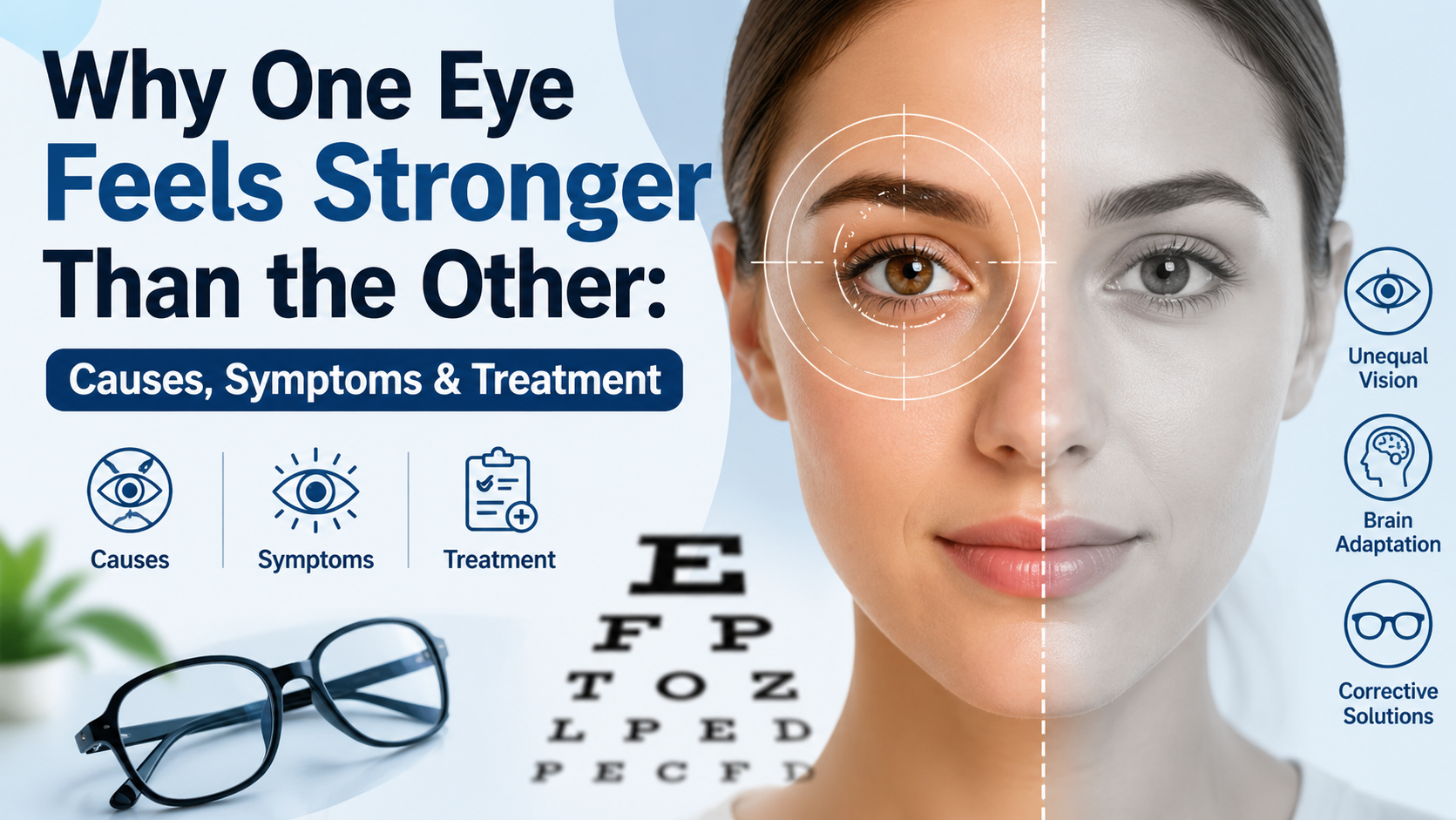 Why One Eye Feels Stronger Than the Other: Causes, Symptoms & Treatment